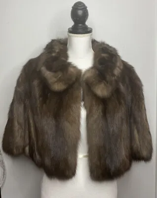 RAZOOK’S Vintage Russian Sable Fur Cape $8500 • $3500