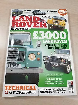 LRM Land Rover Monthly Magazine November 2013 Issue 184 TDi Defender Series III • £0.99