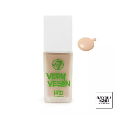 W7 Very Vegan HD Foundation Sand Beige 32ml • £3.99