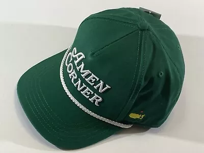 Masters Amen Corner Hat Green With Rope Snapback 2024 Masters Golf Pga New • $79.95