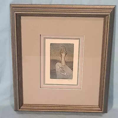 Rare P. Buckley Moss  St. Francis   Framed Original Etching 1988 15/99 • $329