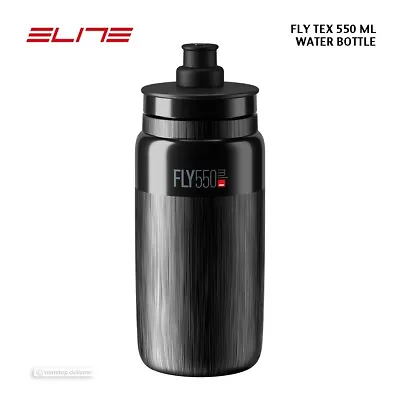 Elite FLY TEX Water Bottle BPA Free : BLACK 550 Ml • $9.99