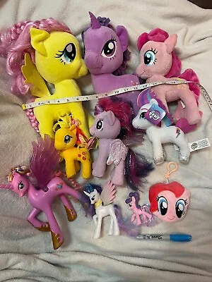 My Little Pony Friendship Is Magic Plush/Toy TLC Mix Lot Of 8 Mixed Size Unicorn • $29