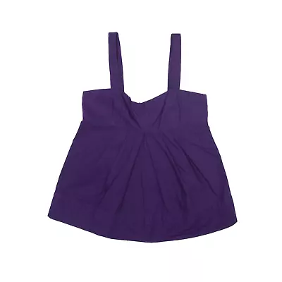 MARC JACOBS Top Purple V-Neck Sleeveless Womens UK 8 • £13.99