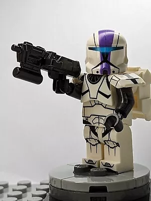 LEGO Star Wars Custom Printed Minifig Republic Clone Commando Violet • $23.39