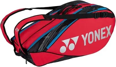 YONEX Bag 92226 (Tango Red) (6 Pack) Pro Tennis Badminton Racket Bag • $109.99