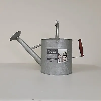 Galvanized Metal Watering Can Farmhouse Decor 1.75 Gallons Better Homes & Garden • $22.97