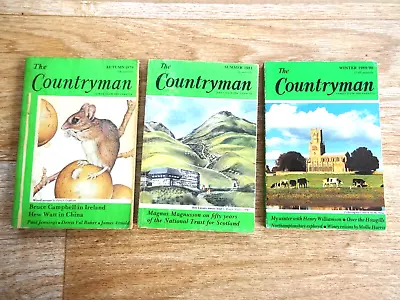 3 Issues The Countryman Magazine Autumn 1979 Summer 1981 & Winter 1989 • £5.95