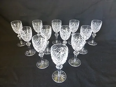 $425 • Buy Twelve Waterford Crystal Powerscourt Pattern 5 7/8  Port Wine Glasses