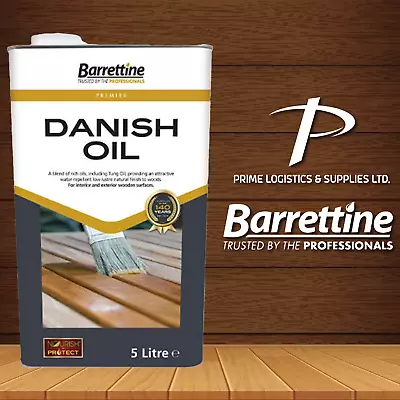 Barrettine Nourish And Protect Danish Oil 5 Litre Tin • £34.99