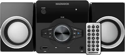 Magnavox MM442 3-Piece Bluetooth CD Shelf System PLL FM Radio USB TESTED • $59.99