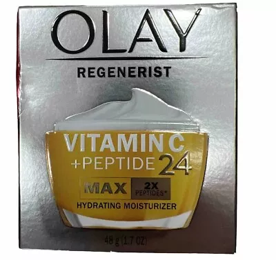 Olay Regenerist Vitamin C + Peptide 24 MAX Hydrating Moisturizer 1.7 Oz. NEW • $17.95