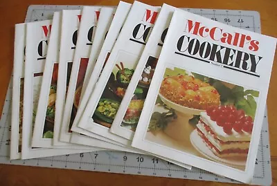 McCall's Vintage Cookery - Illustrated Recipes Number 167891112131415 • $12