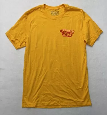 Free And Easy McDonald’s Don’t Trip T Shirt Size Large Yellow Made In USA • $29