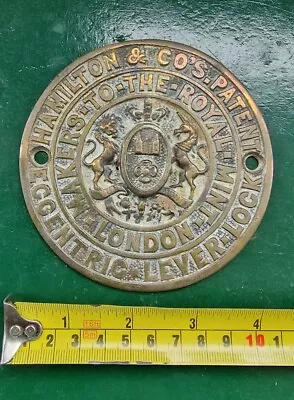 £28.99 • Buy Safe Plaque Safe Plate Escutcheon  Hamilton