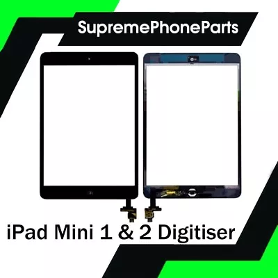 NEW IPad Mini 1 & 2 Complete Front Glass/Digitiser Touch Screen Assembly UK • £8.59