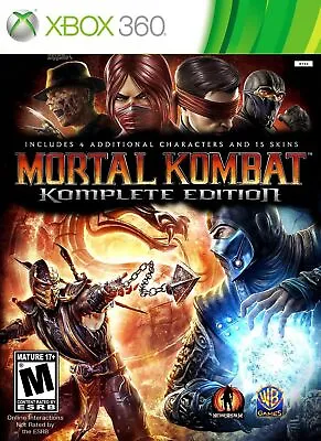 Mortal Kombat - Complete Edition - Xbox 360 Game Only • $21.58