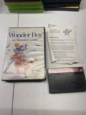 Wonder Boy In Monster Land Sega Master System TESTED • $37.99