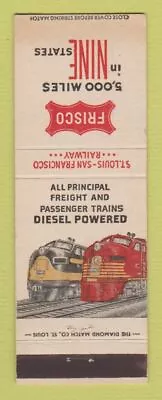 Matchbook Cover - Frisco Railroad • $3.99