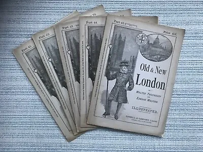 Five Illustrated Victorian Part Works For  Old And New London  • £15