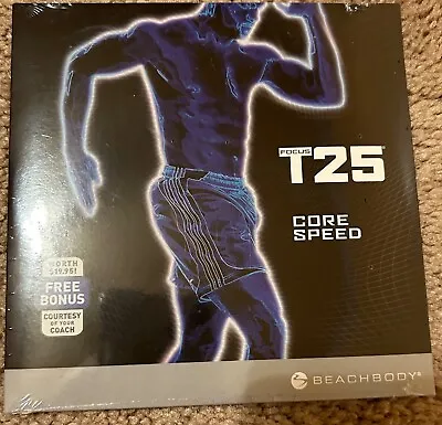 New! Beachbody Focus T25 Core Speed Bonus Cardio Fitness Disc DVD Shaun T • $29.99