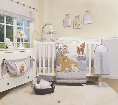 12PCS  Enchanted Forest Woodland Baby Nursery Crib Bedding Sets • $50