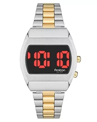 Armitron Sport Retro Men's Watch Digital Bracelet 40/8475BRTT Superb • $49.74