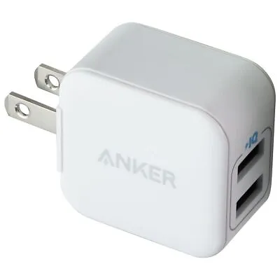 Anker PowerPort III 2-Port 12W Dual USB 3.0 Wall Charger - White (A2323) • $9.86