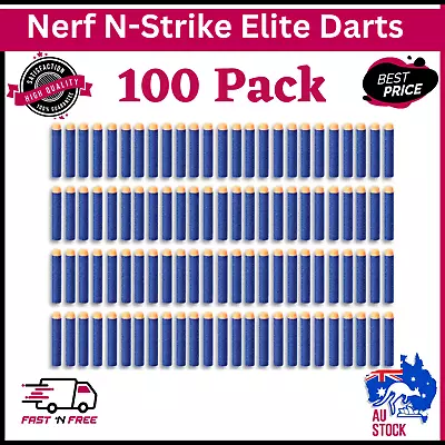 Hollow Darts Bullet For NERF N-Strike Elite Refill Toy Gun Blaster EVA Bullets • $23.99