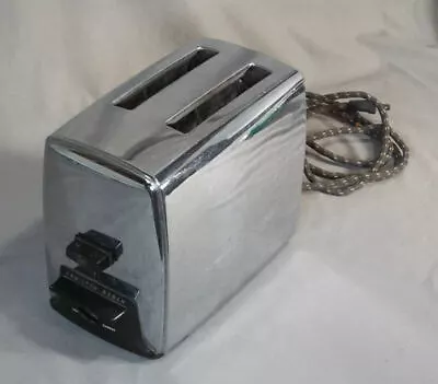 Vintage Hamilton Beach Toaster Model 27 1944-53 Mid Century Mod Chrome EX • $63