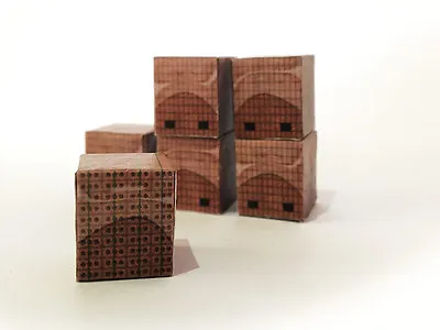 12 Red Brick Pallet Loads For Oo Gauge 1:76 Scale Model Railway Diecast Ax030-oo • £4.79