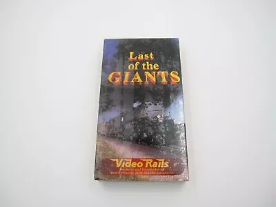 New Sealed Vintage Last Of The Giant Video Rails Locomotive VHS Tape • $11.83