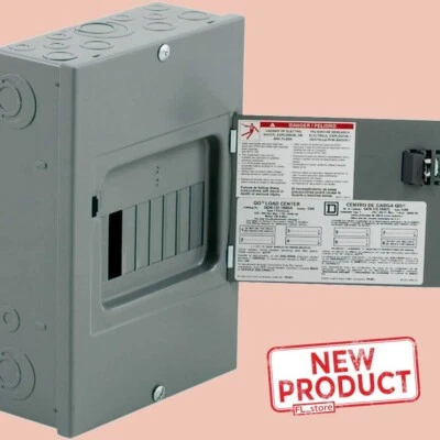 $63.13 • Buy Square D QO 100-Amp 6-Space 12-Circuit Indoor Main Lugs QO612L100DS Load Center
