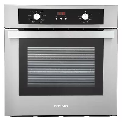 24 In. Stainless Steel Electric Wall Oven True European Convection (OPEN BOX) • $290