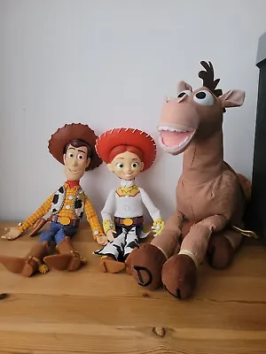 £46.99 • Buy Disney Toy Story Woody, Jessie Talking Action Figure Pull String And Bullseye