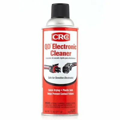 $13.99 • Buy Electronic Contact Cleaner Spray Best Quick Drying Fix CRC QD Corrosion Debris11