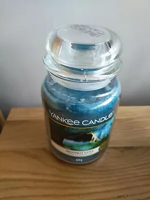 YANKEE CANDLE Moonlit Cove 22 OZ  JAR CANDLE NOW RETIRED • £24.99