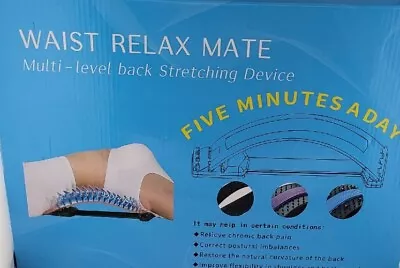 Waist Relax Mate Multi Level Back Stretching Device Relieve Chronic Pain NIB • $8.99