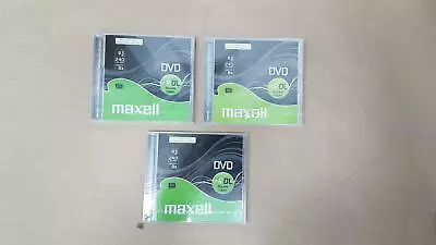 £5.99 • Buy New Maxell DVD+R DL Double Layer 8.5GB/ 240 Min Video X3 DVD