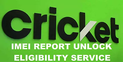 Cricket Eligibility Check Service Iphone And Generic Supported 1-48 Hours • $3.95