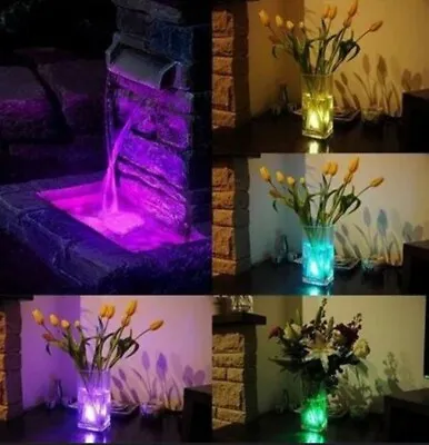 Submersible Colour Changing Battery Operated TRIPLE LED Tea Light • £3