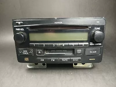 2001-2004 Toyota Tacoma 4Runner OEM Factory CD Stereo Radio Cassette 86120-35281 • $35