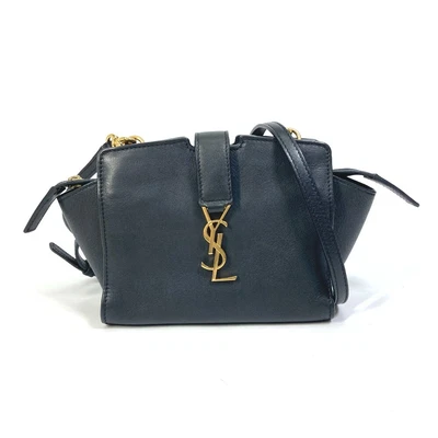 $1400 • Buy SAINT LAURENT PARIS 452322 YSL/Crossbody Toy Cabas Micro Mini Bag Shoulder Bag