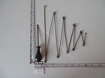 Foldable Rod And Black Pendulum Lead For French Morbier Or Comtoise Clock • $73