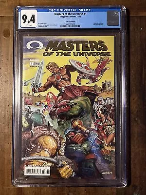 Masters Of The Universe #1 (2002) Cgc 9.4 Gold Foil Image • $55