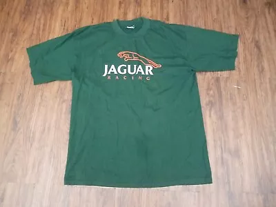 Mens Jaguar Racing Short Sleeve T-shirt Green Size Large • £16.97