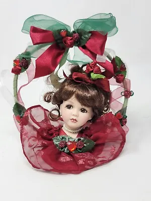 Marie Osmond Collection  Young Love  Christmas Ornament  Doll Head  Bust 5   • $15.99