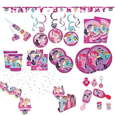 My Little Pony Kids Girls Birthday Twilight Pinkie Decorations Party Supplies  • £5.74