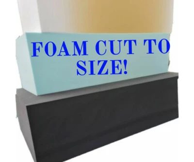 £0.99 • Buy  Foam Cut To Any Size Thickness Eg Cushion Sofa Beds Outdoor Seating Seat