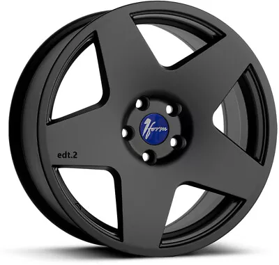 Alloy Wheels 18  1Form Edition 2 Black/Blue For VW Transporter T5 03-15 • $1059.87